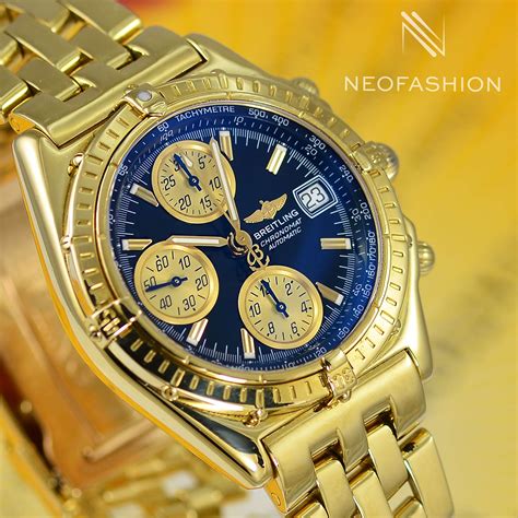 breitling reiter gold|breitling gold watches for sale.